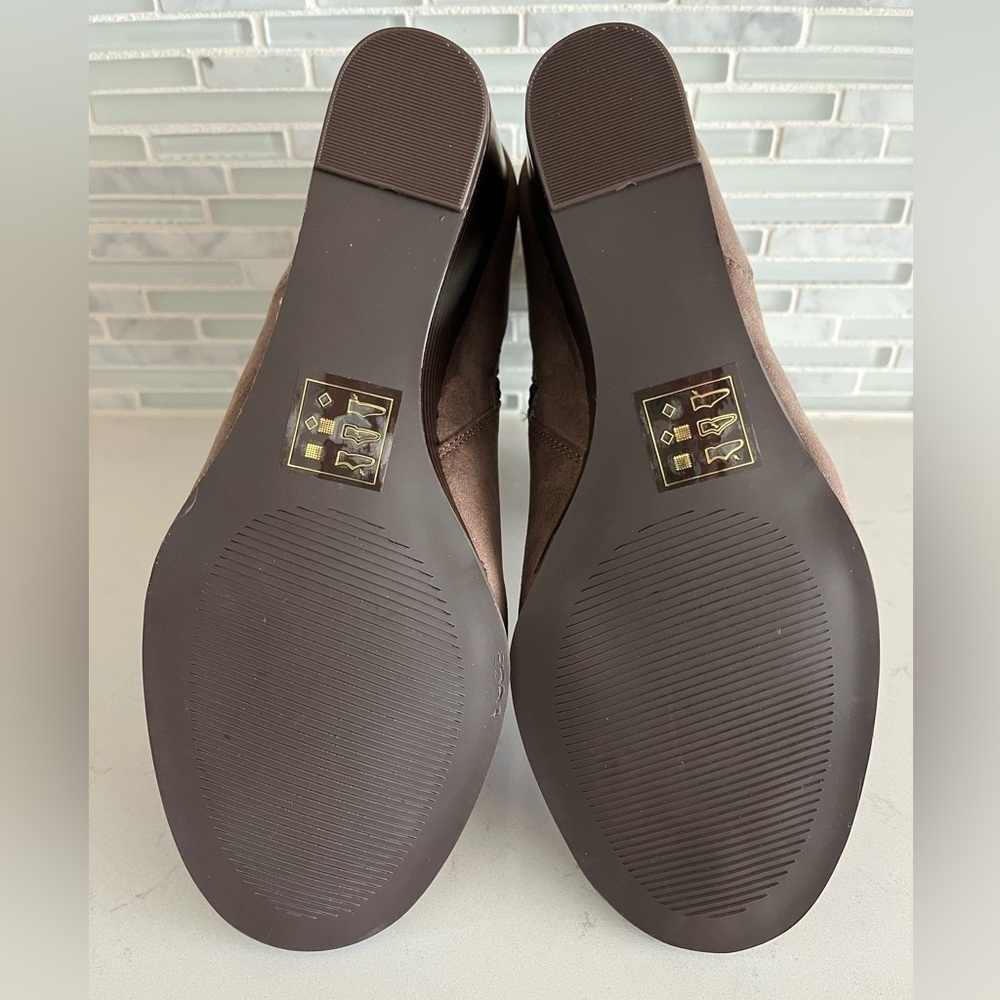 Market & Spruce Serah Suede Booties 8W - Picture 10 of 11